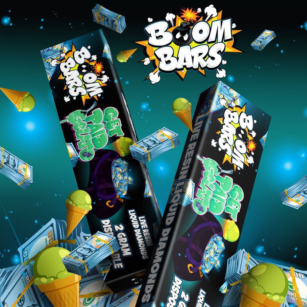 Boom Bars 2g Liquid Diamond Live Resin Disposable