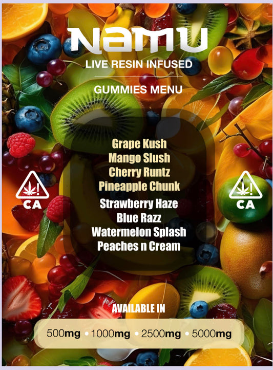 NAMU LIVE RES 5000MG GUMMIES