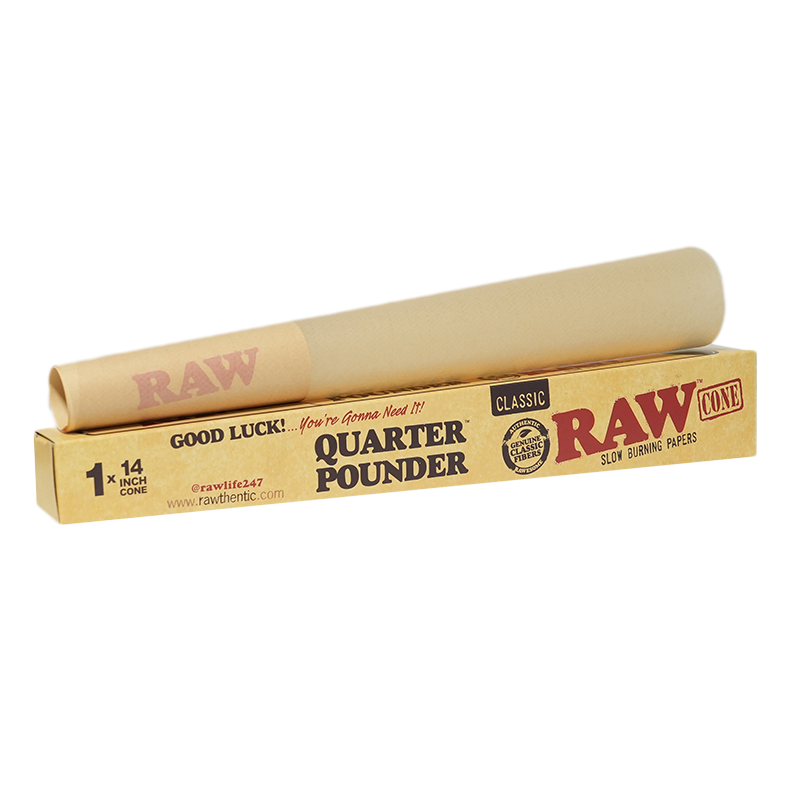 RAW Quarter Pounder Classic Cone – 14 Inch